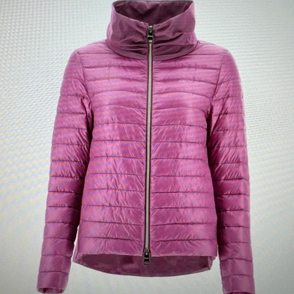 Nwt Herno Ultralight Down Puffer Jacket Us 8 Lilac Pink - Picture 3 of 3